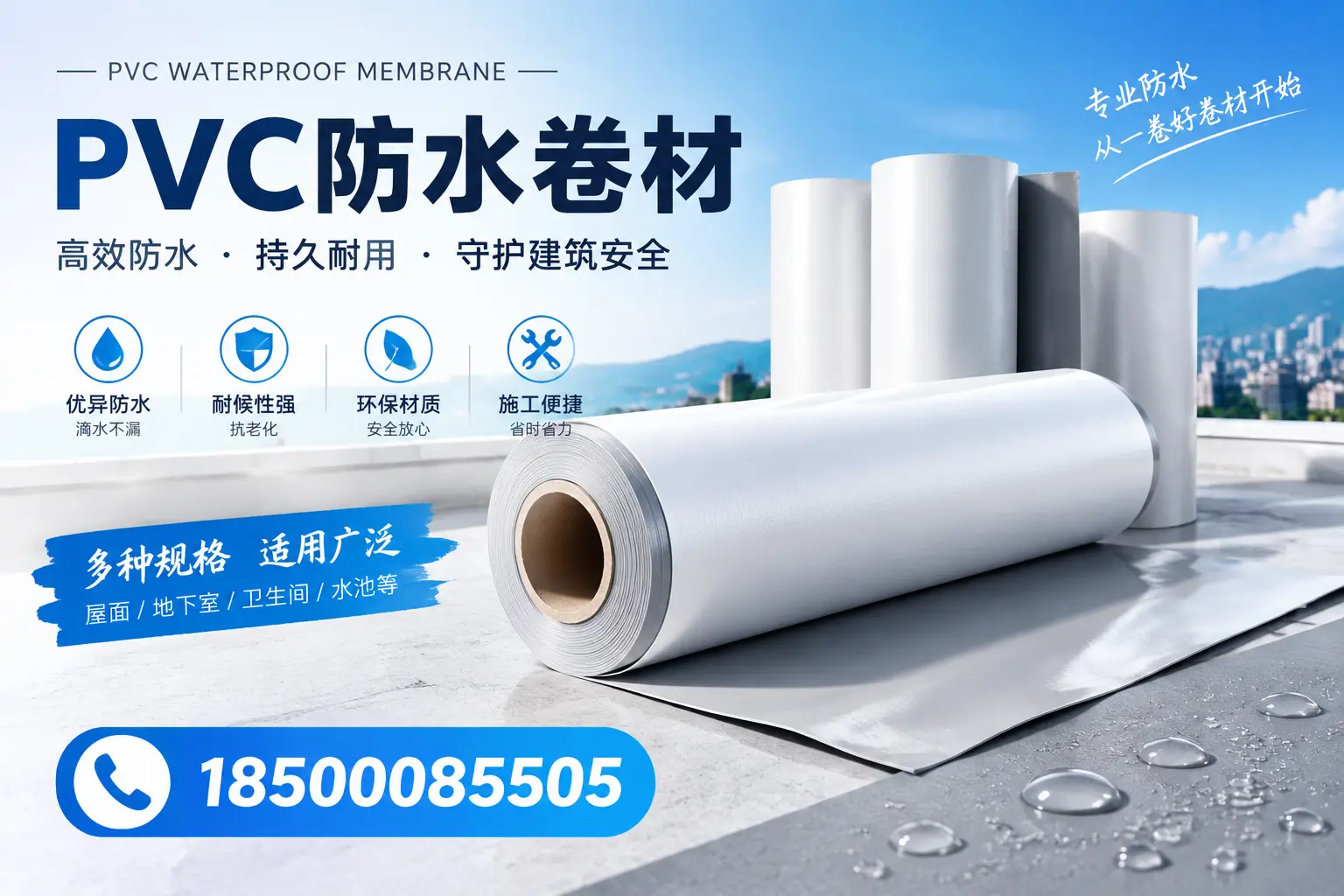 如何选择适合的PVC防水卷材？专家为您解答龙岩的需求